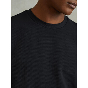 REISS WICK Textured Crew Neck T Shirt